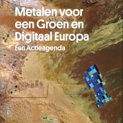 uitsnede van cover van rapport 'Metalen voor een groen en digitaal Europa'