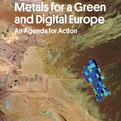 cover of report 'Metals for a Green and Digital Europe'