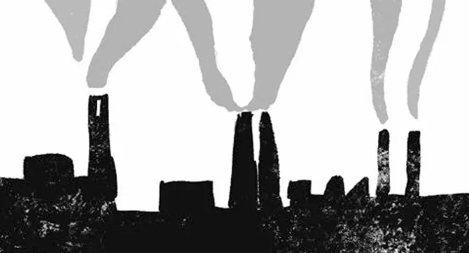 Tekening van industrie