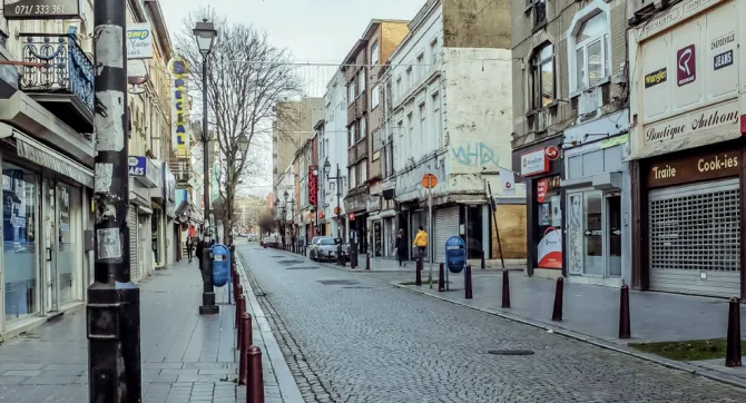 Straat in Charleroi