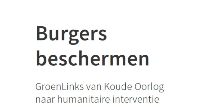 Omslag van publicatie 'Burgers beschermen'