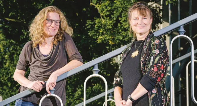 Heleen de Coninck en Marjan Minnesma. 