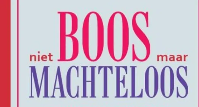 cover essay 'Niet boos maar machteloos'