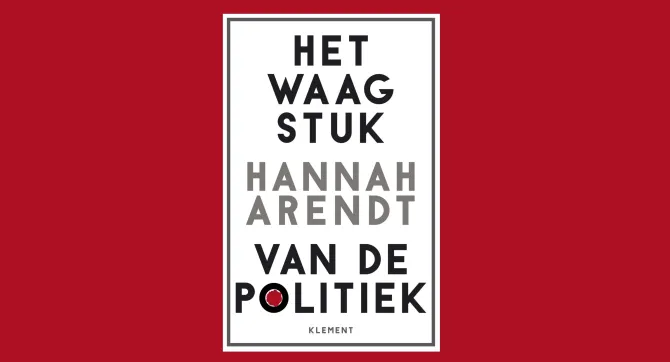 cover van 'Het waagstuk van de politiek'