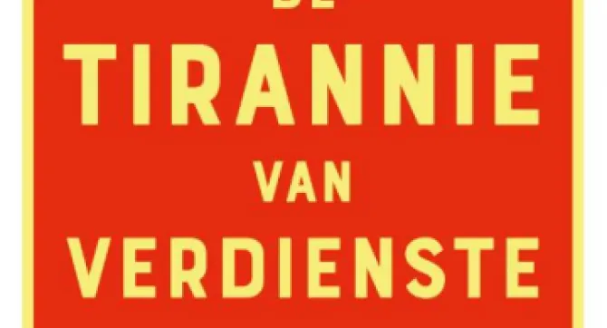cover van 'De tirannie van verdienste'