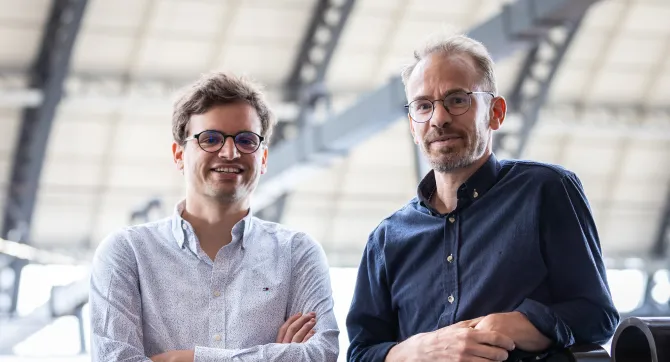 Bram Mellink en Merijn Oudenampsen