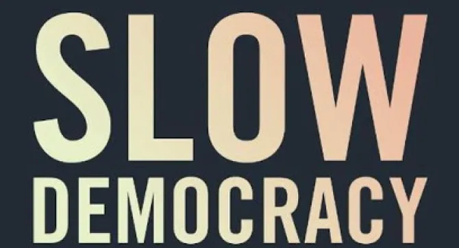 cover van 'Slow Democracy'