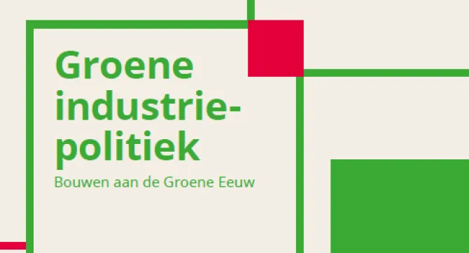 cover rapport Groene industriepolitiek