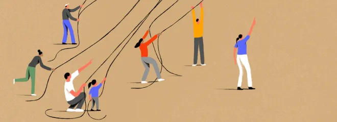 Illustratie over meerdere oplossingen bieden