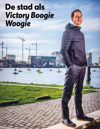 Daan Zandbelt op kade