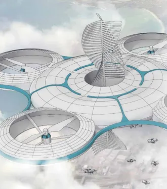 Illustratie van Jet Stream Catcher