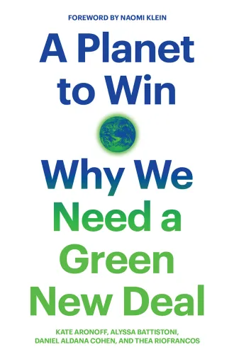 Cover boek A planet to win - Why we need a Green New Deal