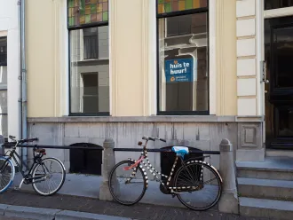 Fietsen voor huis.