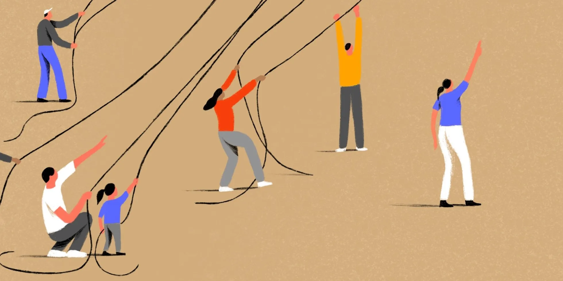 Illustratie over meerdere oplossingen bieden