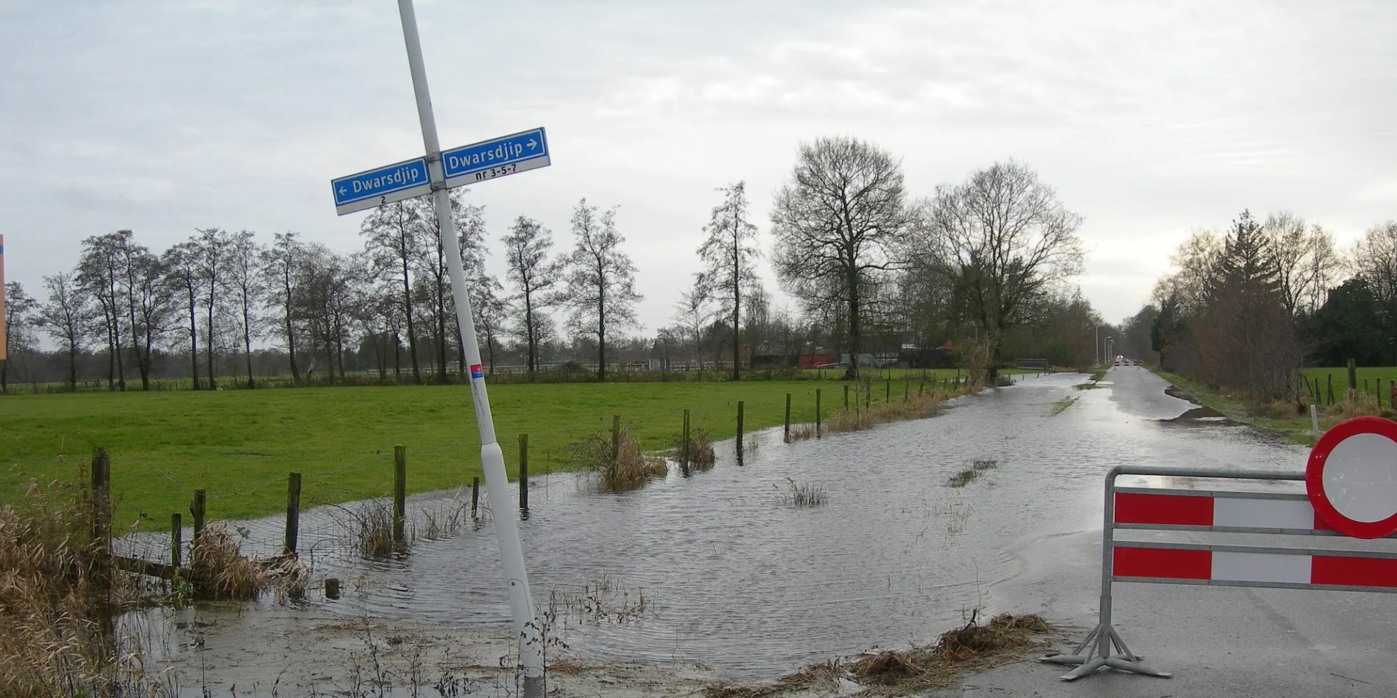 Ondergelopen weg